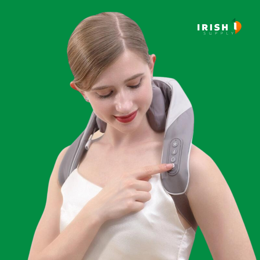 Irish Supply, THERMASAGE, Heat-Kneading Massage for Neck Wellness