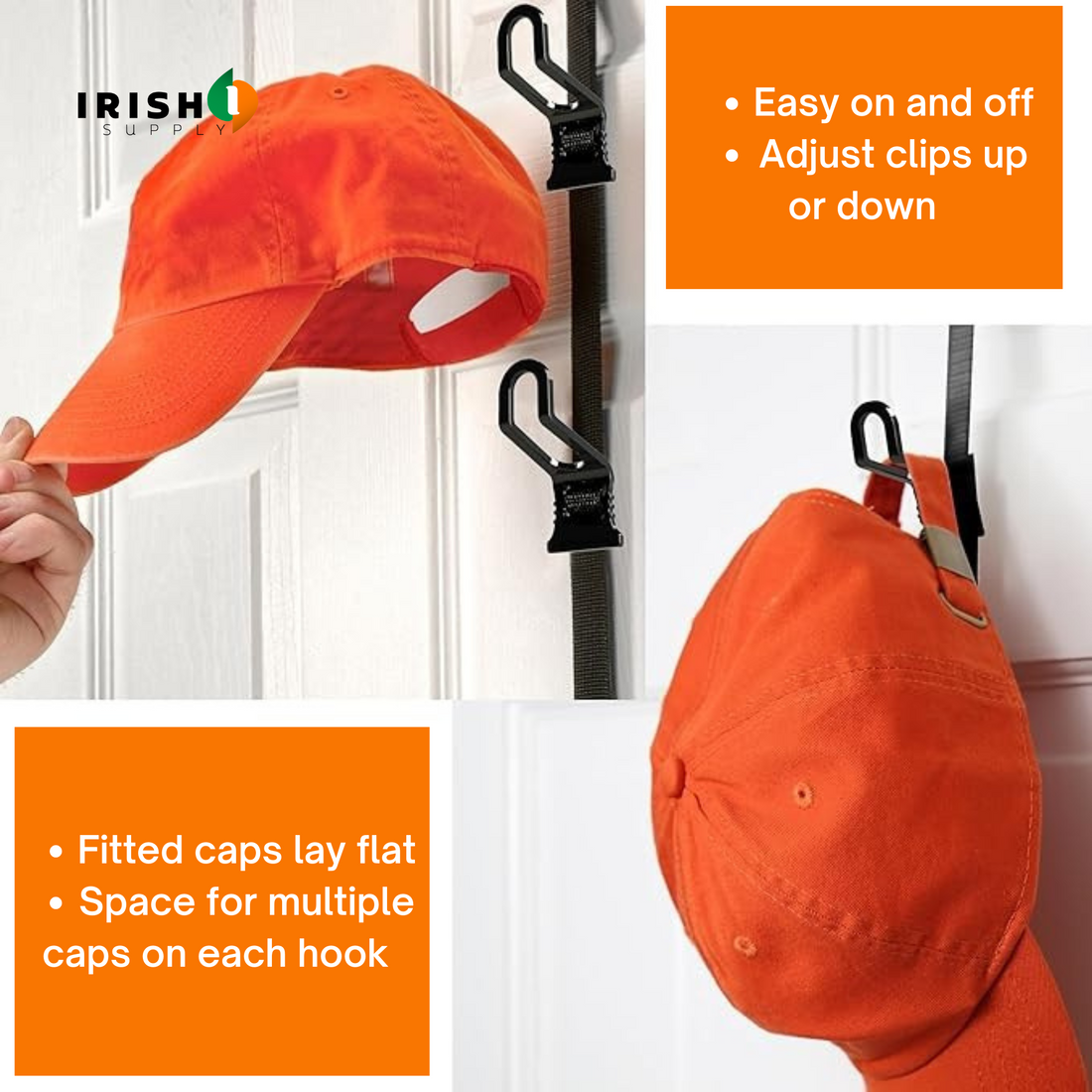 CAPTIDY Perfect Curve Hat Organizer CapRack