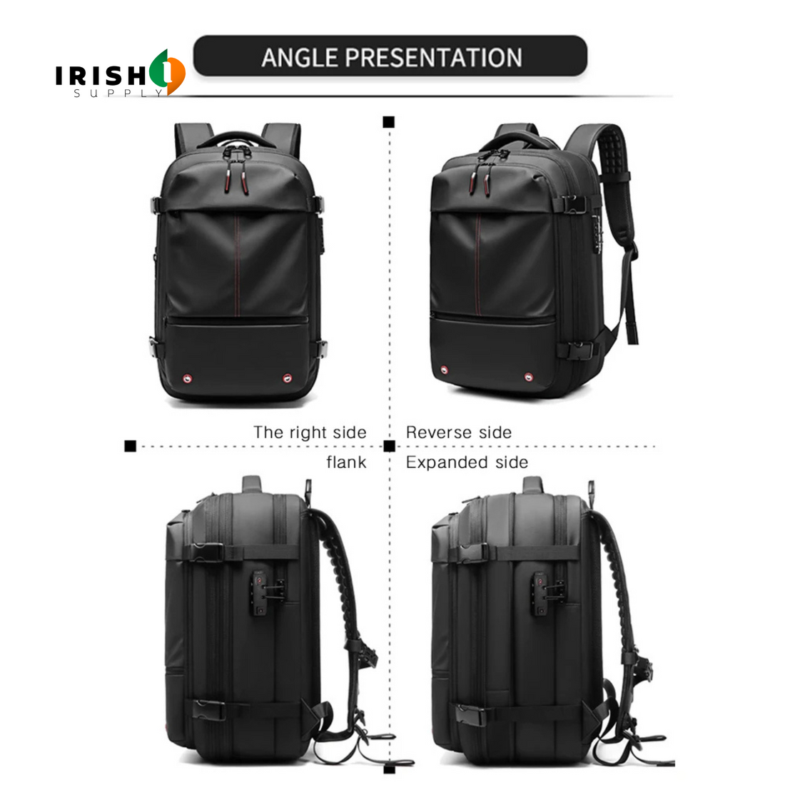 CARRYMAX Expandable 17-Inch Laptop Backpack