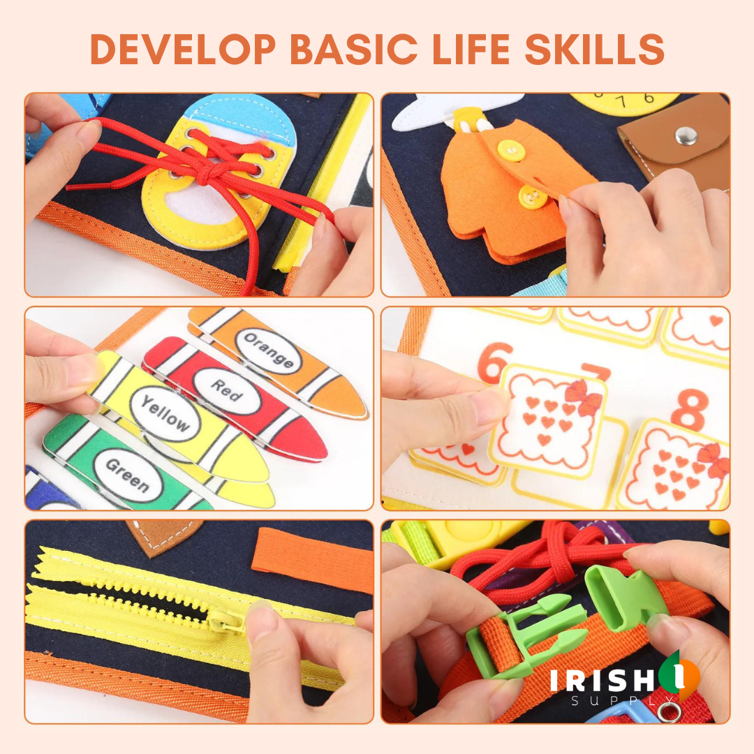 Irish Supply, LEARNLINK Montessori Busy Board for Toddler