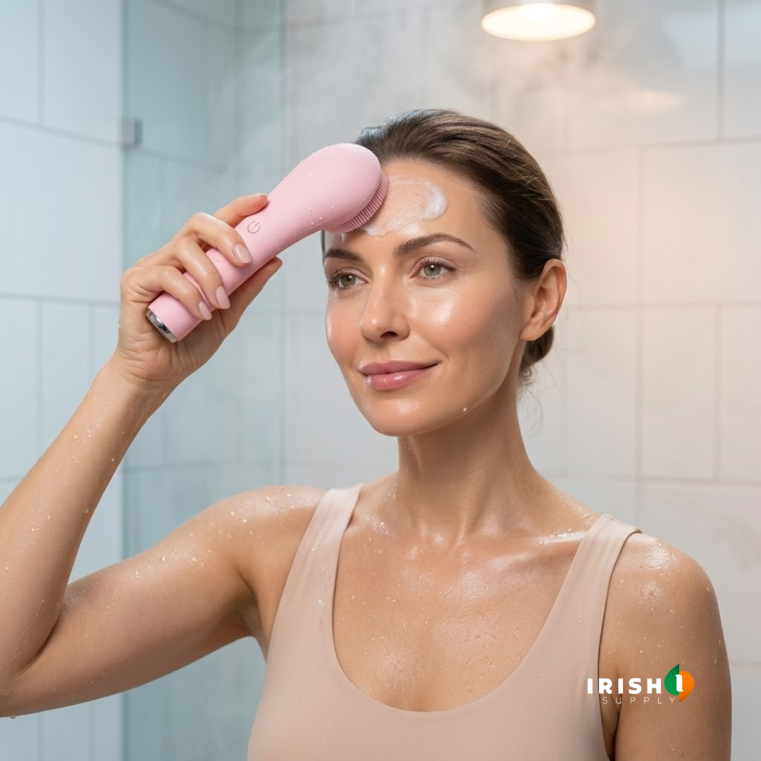 DERMELLA Heated Deep-Clean Facial Cleansing Brush