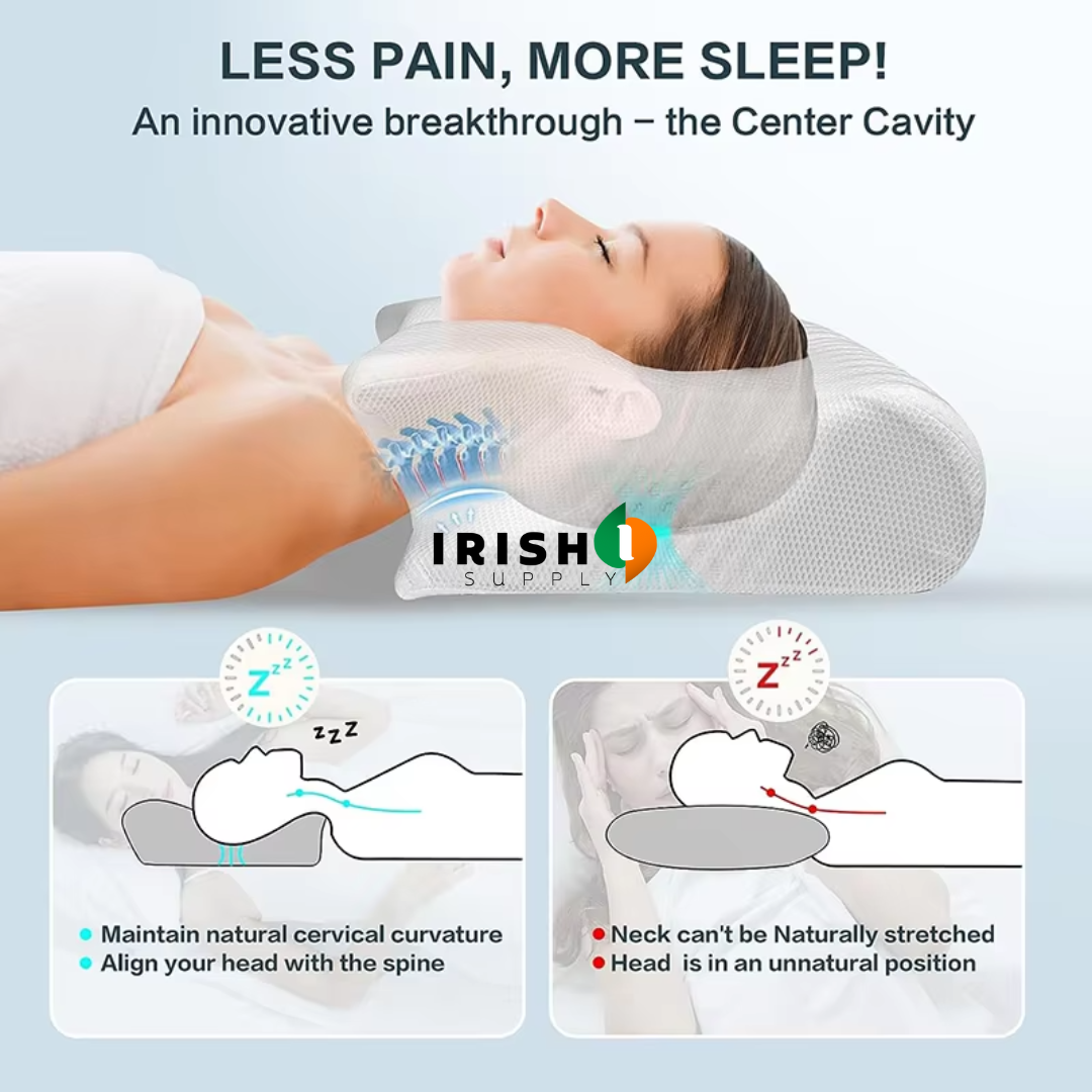 SLEEPSHAPE Orthopedic Pillow for Perfect Spine Support
