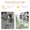 Load image into Gallery viewer, Irish Supply, SPRINGWAVE Bird Bath Solar Fountain