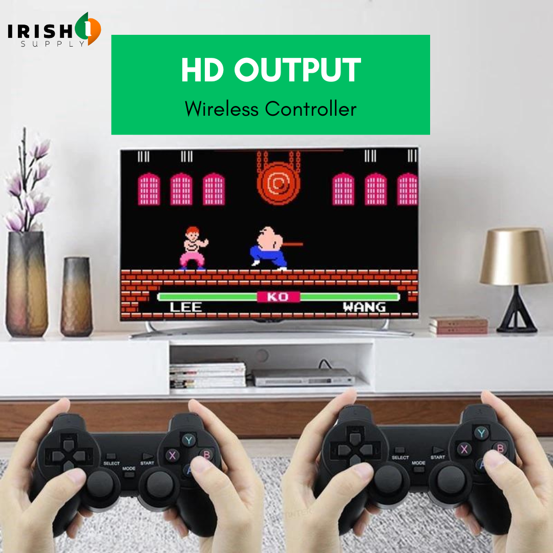 Irish Supply, GAMEFLEX TV Games Stick 4K HD Video Game with Wireless Console