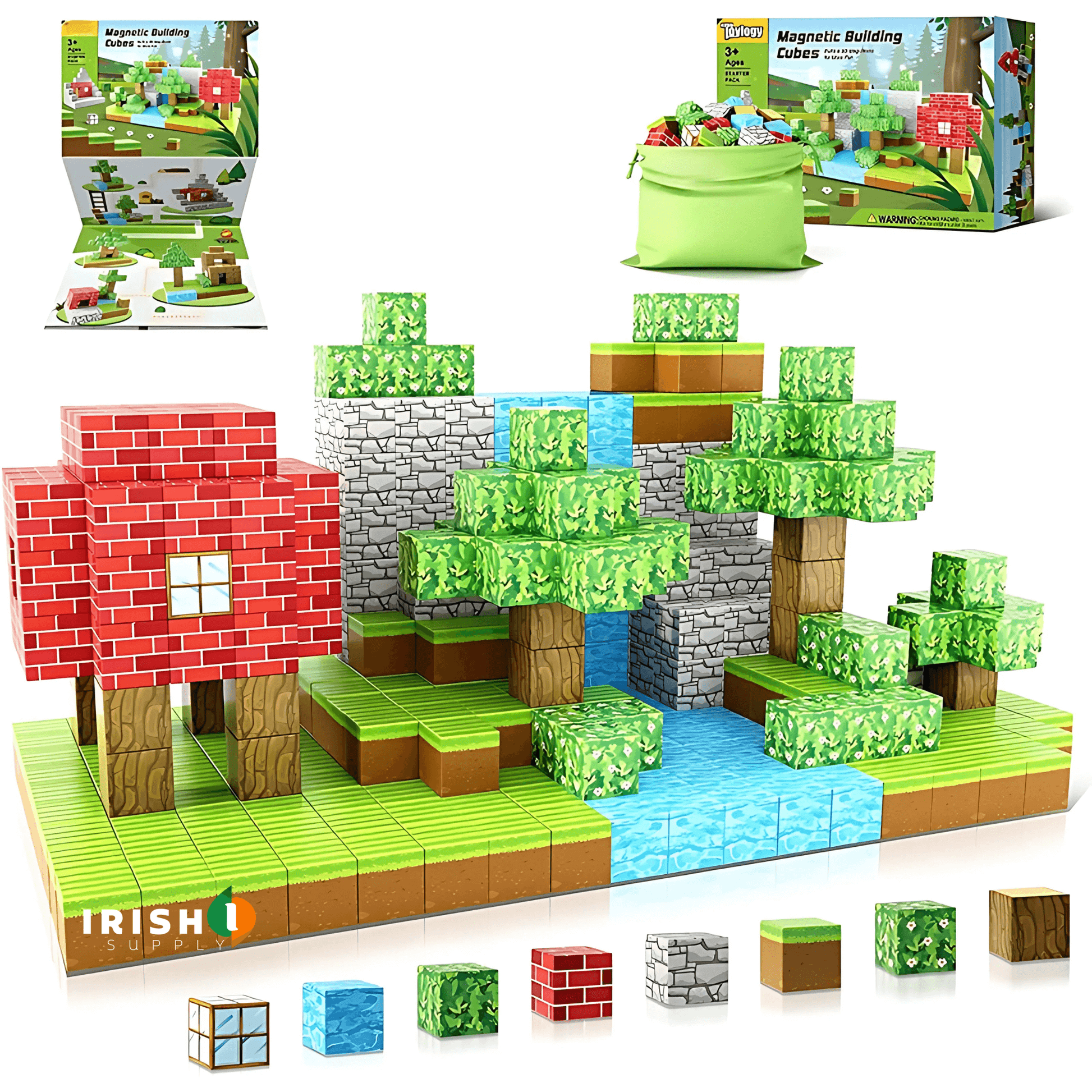 BLOCKMASTER Magnetic Building Block Set 100pcs