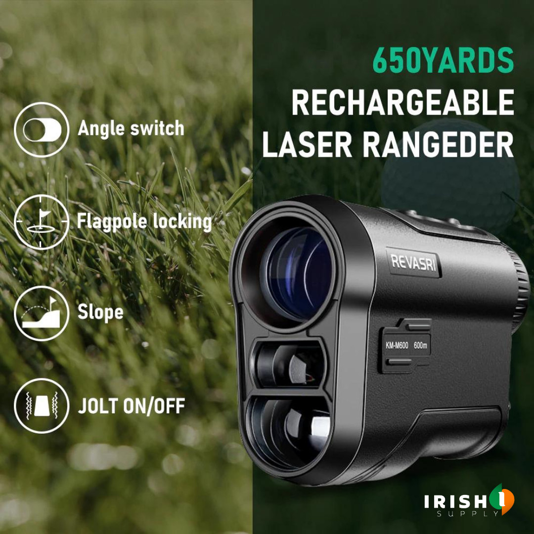REVASRI Golf Laser Rangefinder 2023 Edition | With Slope and Flag Pole Lock Vibration | Rechargeable