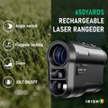 Irish Supply, REVASRI Golf Laser Rangefinder 2023 Edition | With Slope and Flag Pole Lock Vibration | Rechargeable