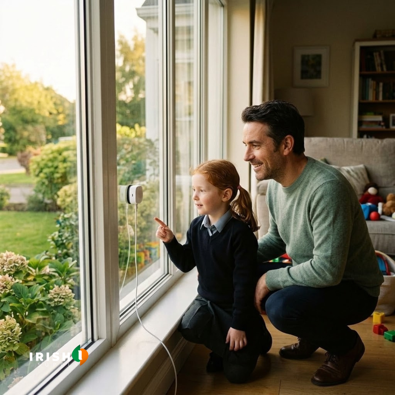 SAFESIGHT Smart AI Window Security Camera