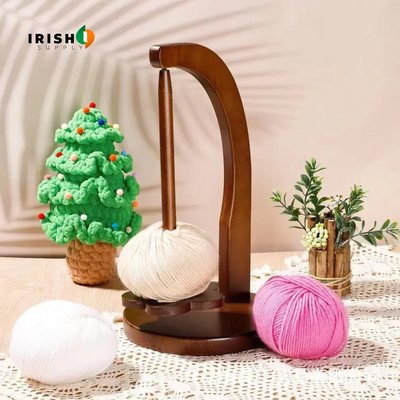 MAGNISPIN 360° Rotation Spinner Wooden Yarn Holder