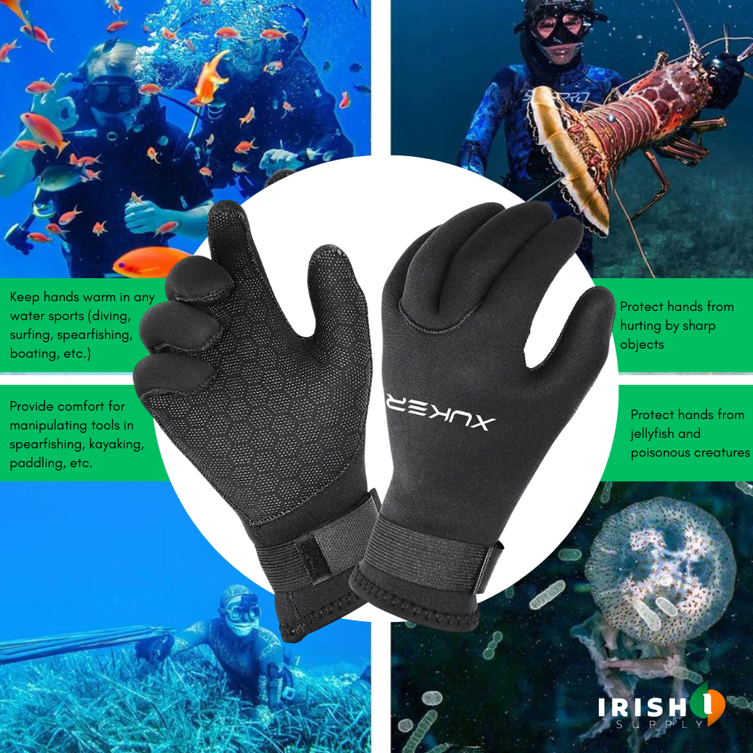 Irish Supply, HYDROGRIP Outdoor Swimming Gloves