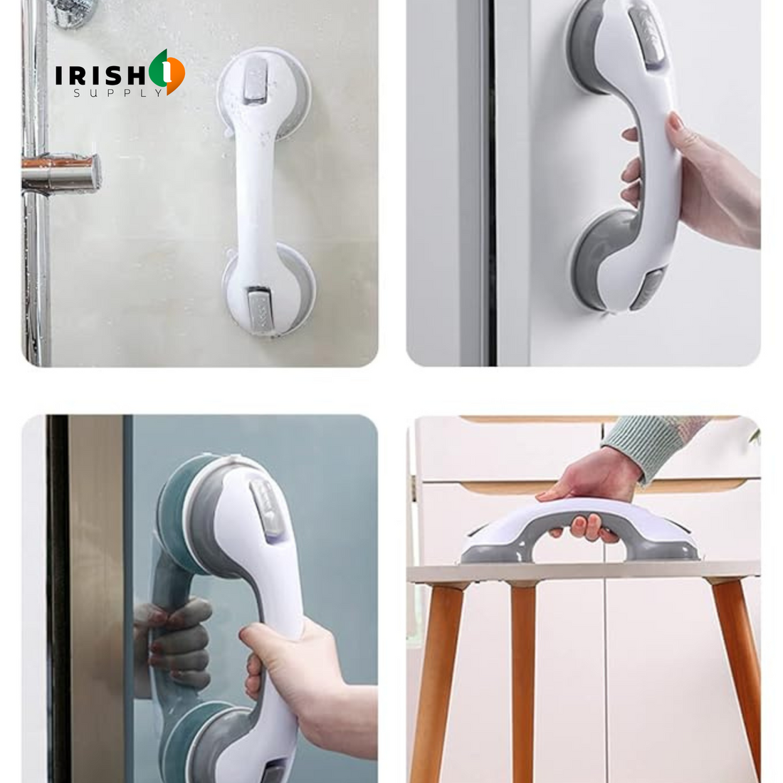 HOLDSTRONG Anti-Slip Safety Helping Handle for Toilet & Bathroom Support
