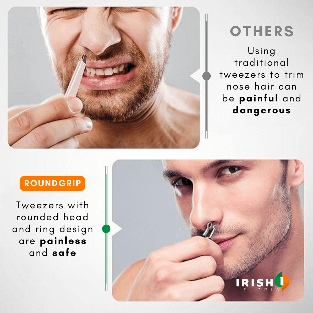 Nose shop hair tweezers