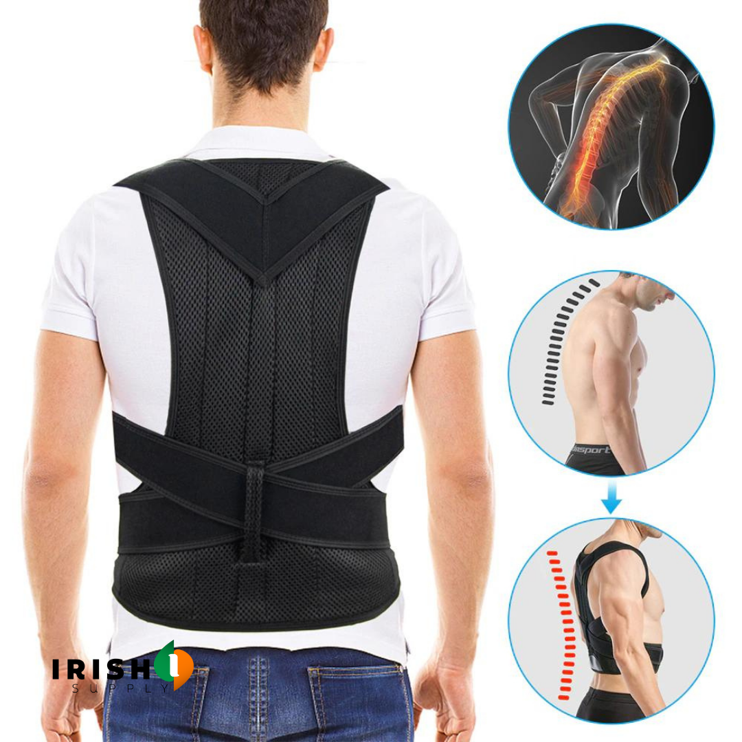 Posture Corrector, Aisports Back Brace Support for Men and Women,  Adjustable Upper Posture Brace Correction for Your Upper Back, Neck and  Shoulder