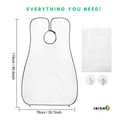 Irish Supply, GROOM MATE Men Beard Shaving Bib