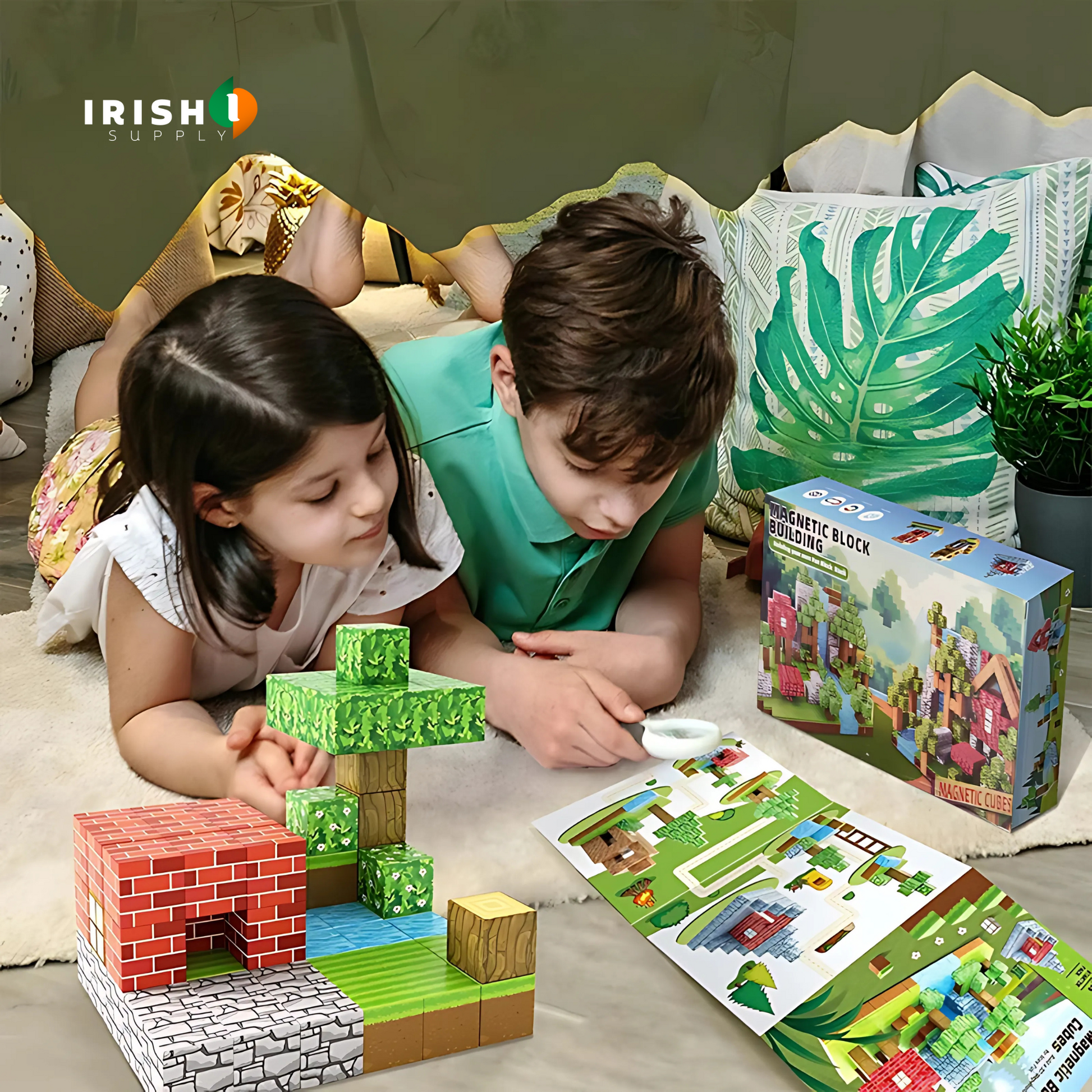 BLOCKMASTER Magnetic Building Block Set 100pcs