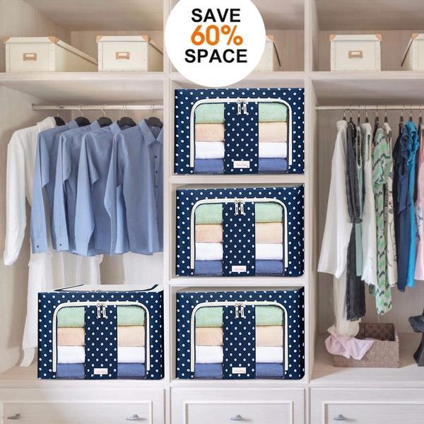 Irish Supply, TIDYBOX Oxford Cloth Steel Frame Storage Box
