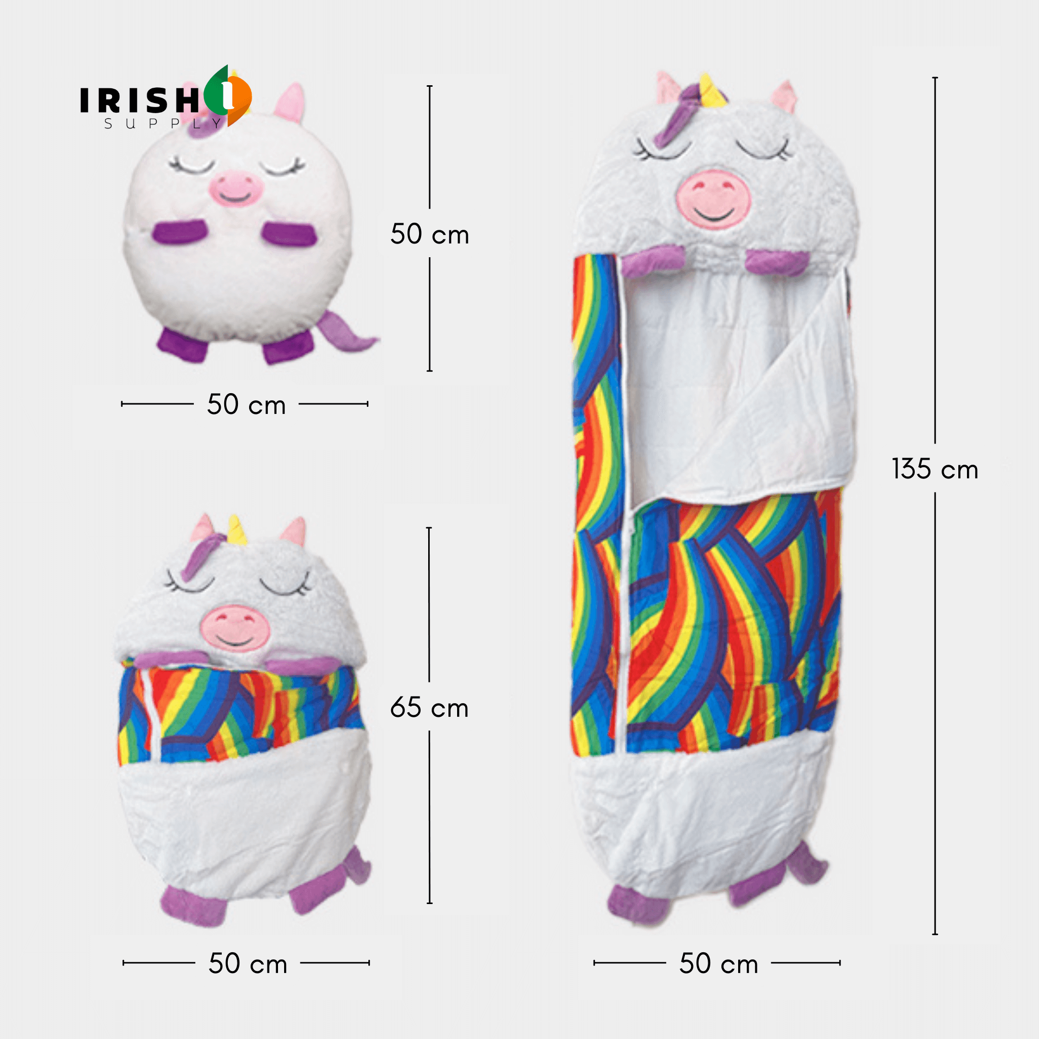 COCOONAP Plush Doll Sleeping Sack with Pillow