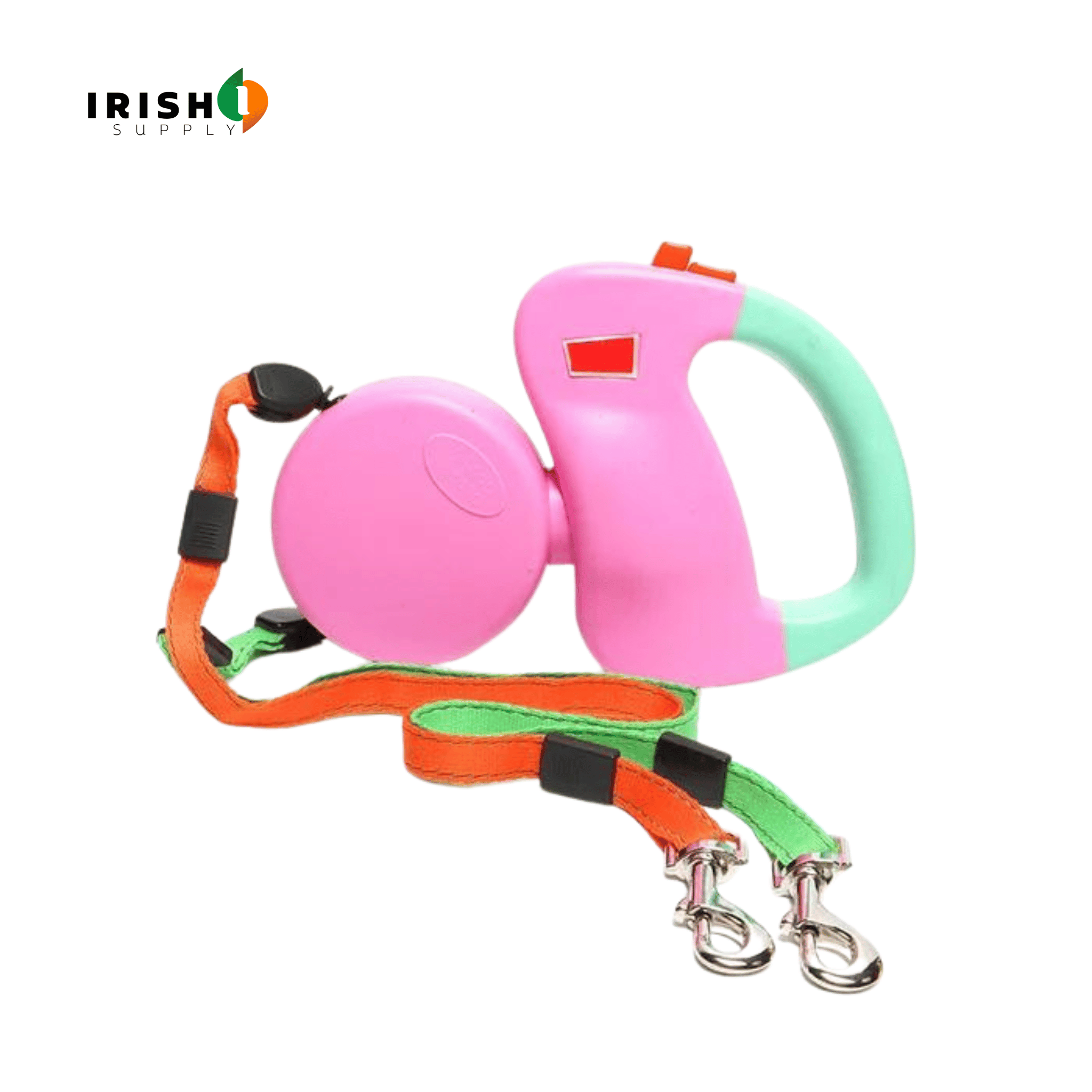 DUALWALK Two Dog Reflective Retractable Pet Leash