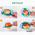 Irish Supply, TWISTYTOTS, Spill-Proof Gyro Bowl for Kids