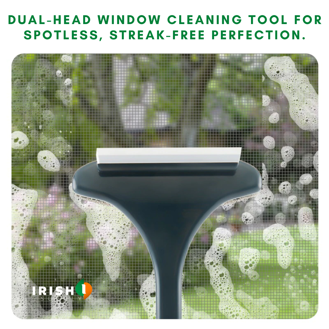 Irish Supply, WINCLEAN Window Cleaning Tool with Dual-Head