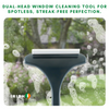 WINCLEAN Window Cleaning Tool with Dual-Head