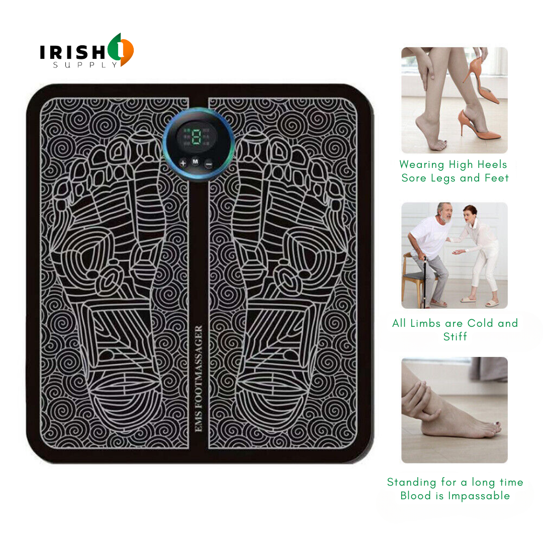 Irish Supply, FLEXIRELIEF, Electric Foot Massager Pad
