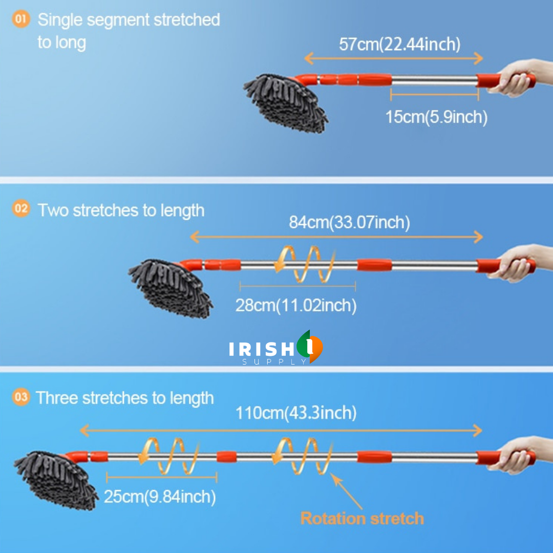 Irish Supply, PROMOP, Twist _ Reach Retractable Double-Headed Car Shiner