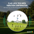 Irish Supply, REVASRI Golf Laser Rangefinder 2023 Edition | With Slope and Flag Pole Lock Vibration | Rechargeable