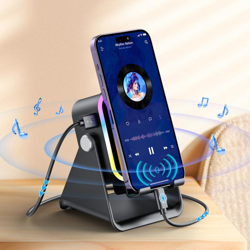 AUDIOBASE 3500mAh Speaker Stand & Portable Power Bank