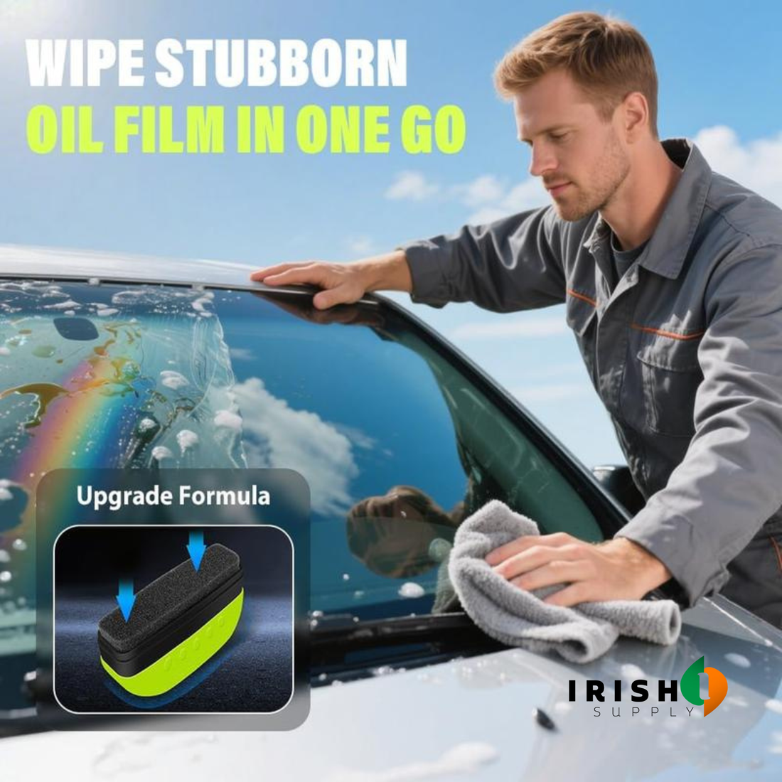 CLARIVOX Windshield Restoration and Oil Removal Brush