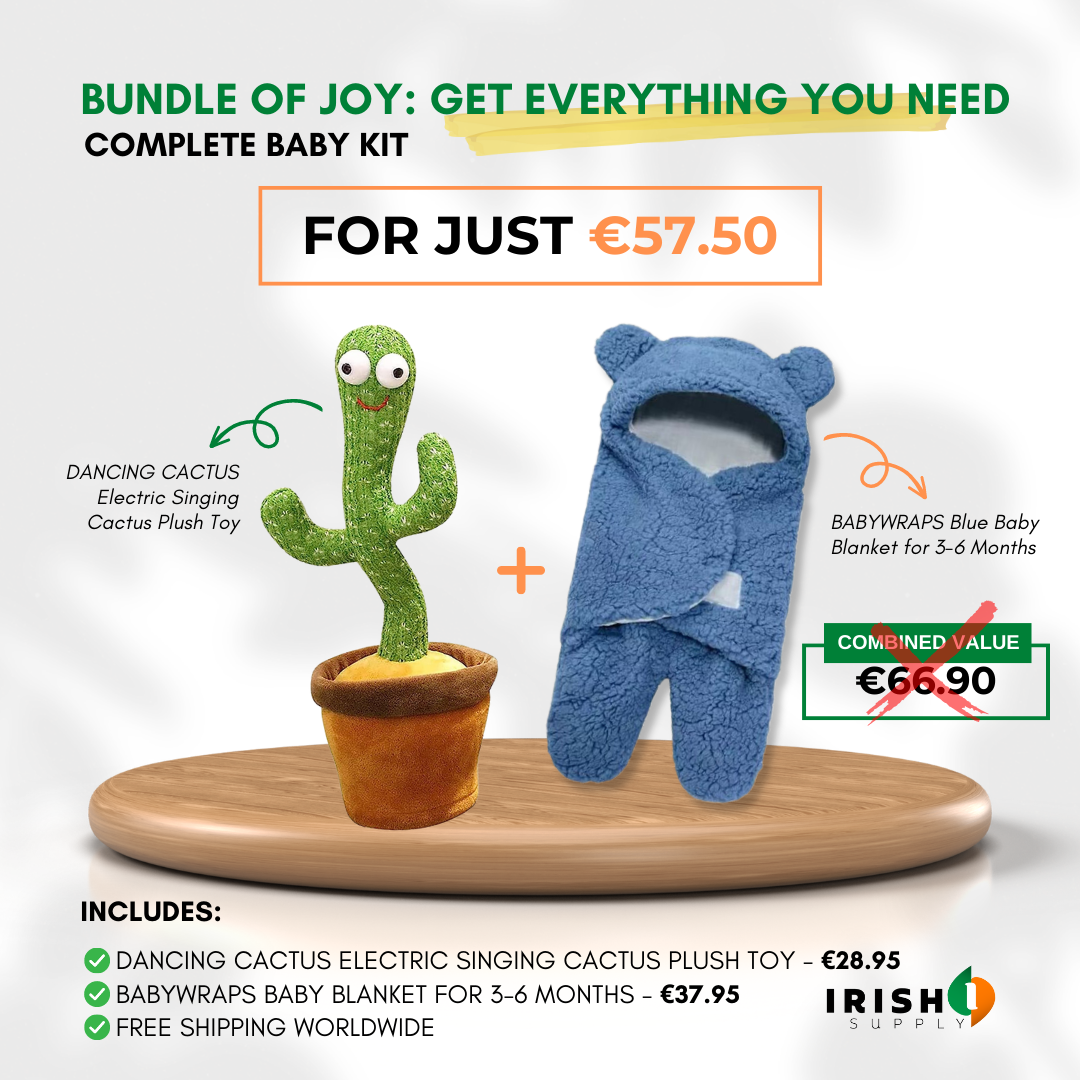 Irish Supply, DANCING CACTUS- Electric Singing Cactus Plush Toy