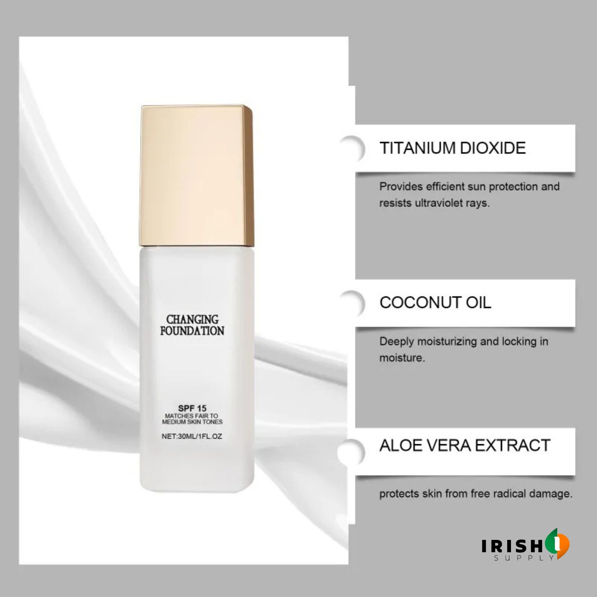 DERMASHIFT™ Skin-Adaptive Foundation | Flawless Match in Seconds