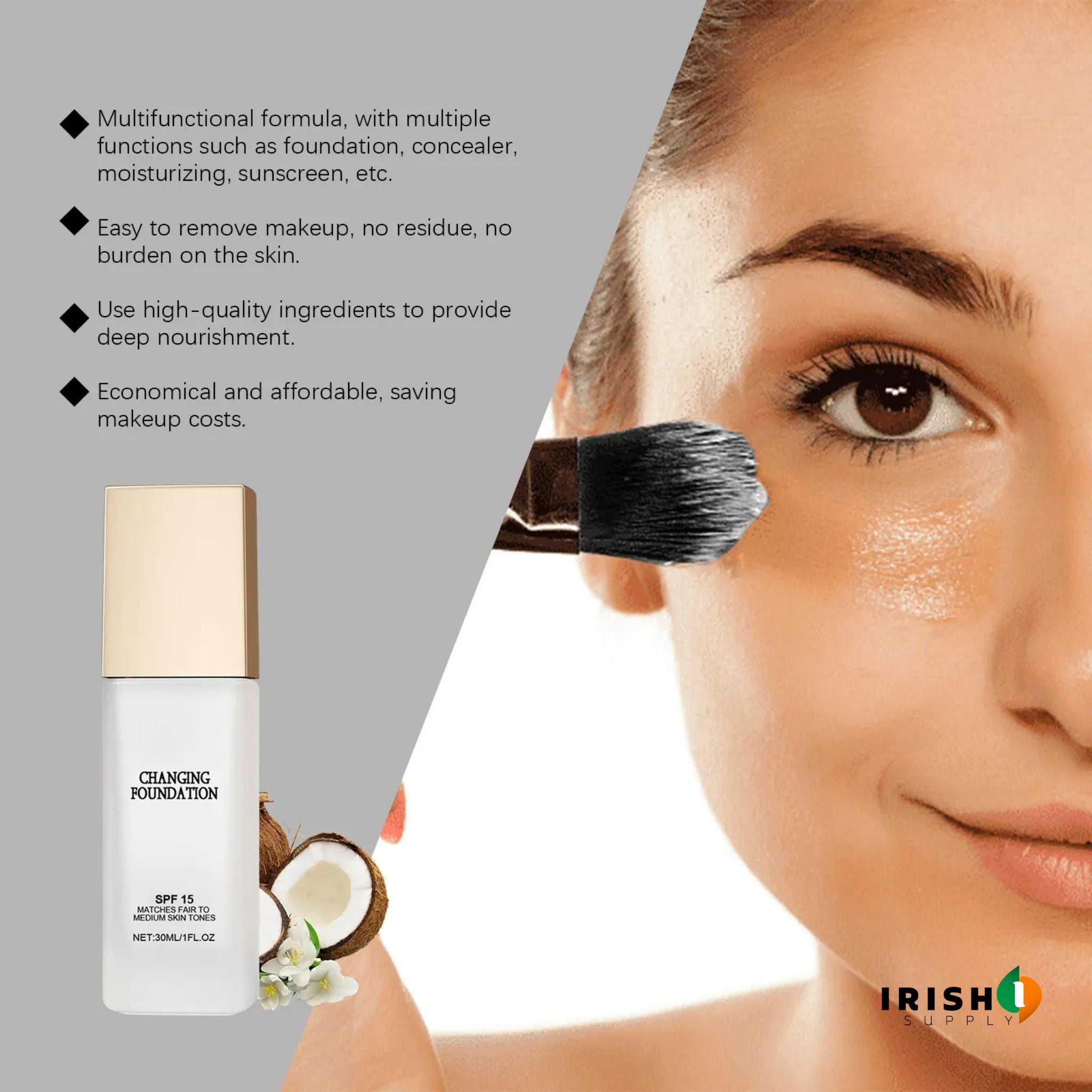 DERMASHIFT™ Skin-Adaptive Foundation | Flawless Match in Seconds