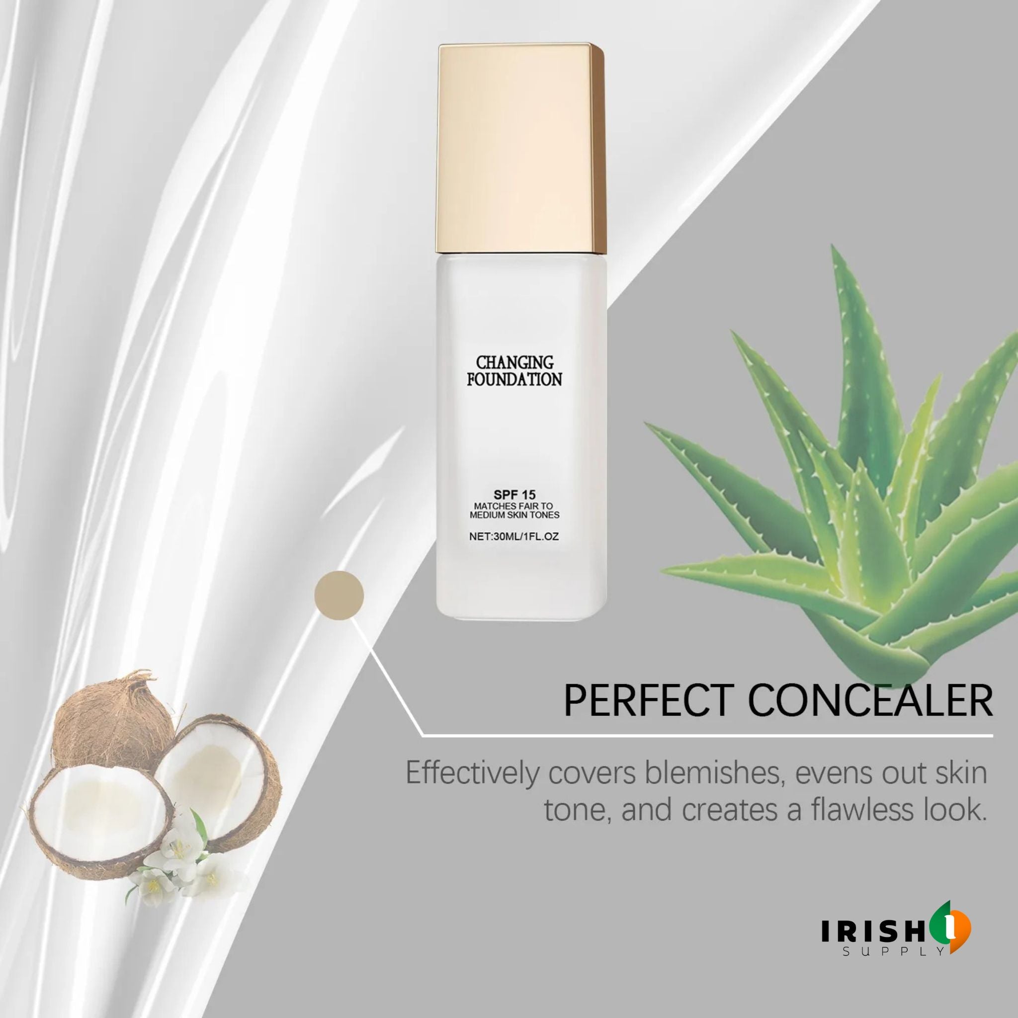 DERMASHIFT™ Skin-Adaptive Foundation | Flawless Match in Seconds