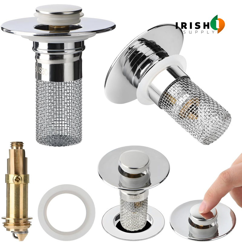 DRAINGUARD Anti-Clog Sink Stopper & Hair Catcher