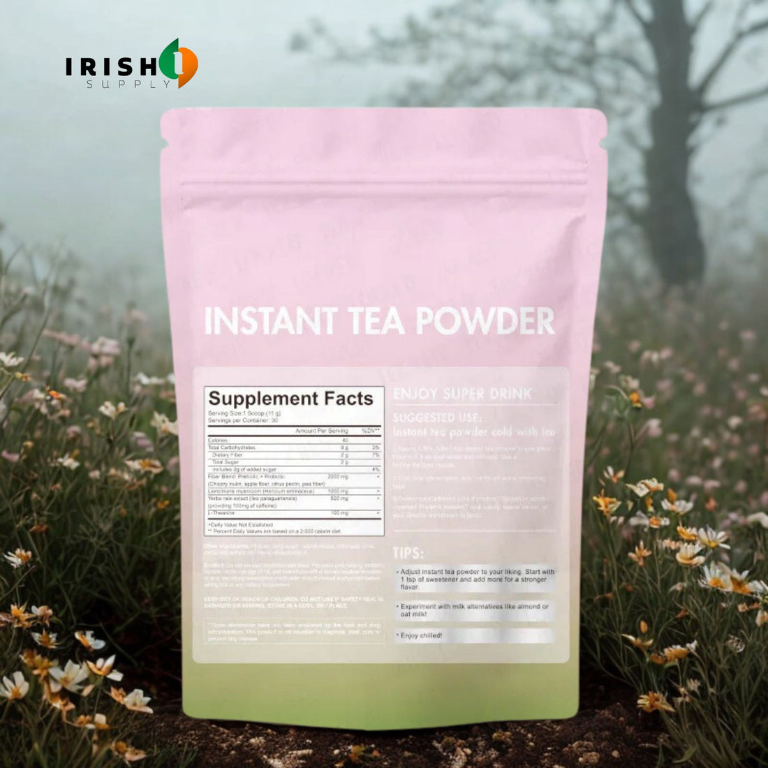 ENERCHI Instant Yerba Tea Powder (30 Servings)