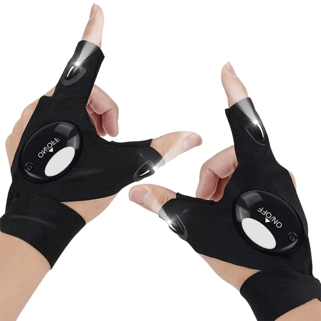 FINGERBEAM Premium LED Lights Waterproof Gloves