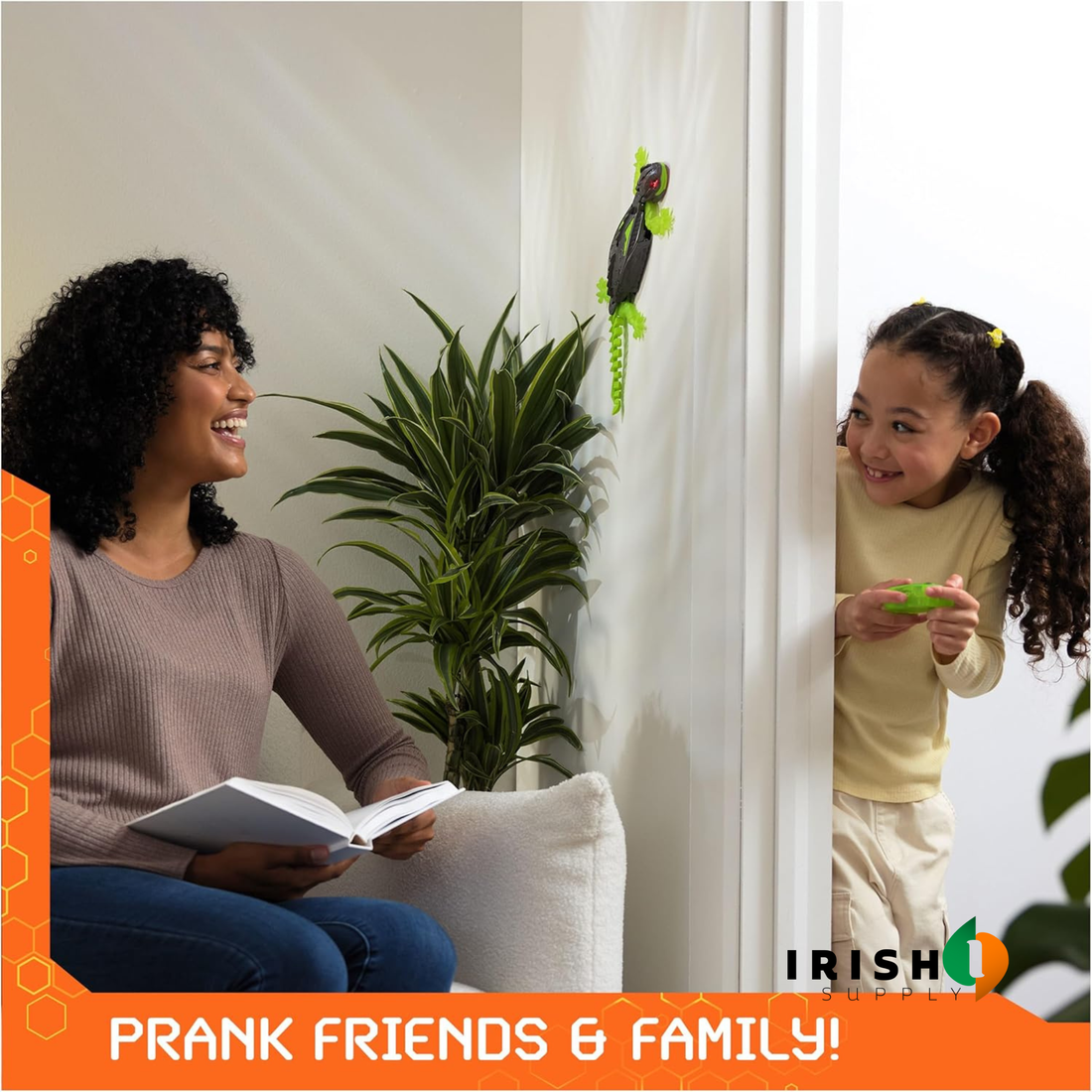 GEKTRAX Ceiling-Climbing Gecko Toy for Kids & Pets