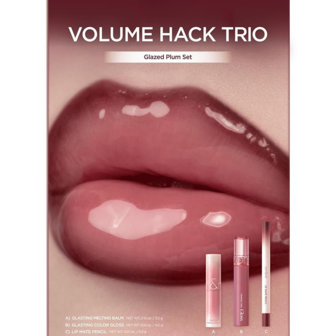 GLOSSAIRE Smooth-Blend Lip Combo Set