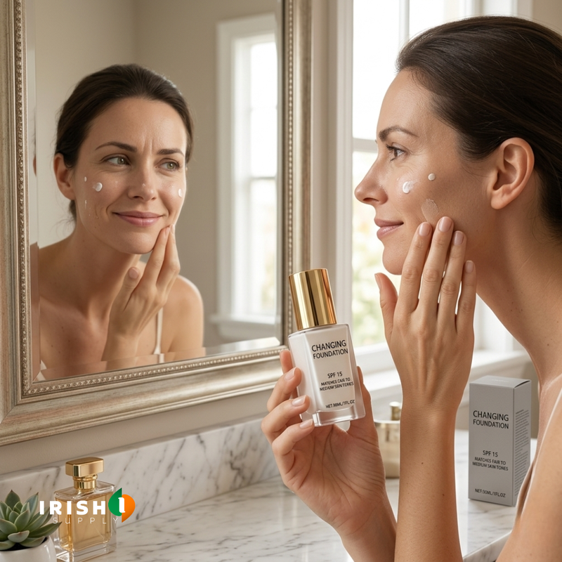 DERMASHIFT™ Skin-Adaptive Foundation | Flawless Match in Seconds