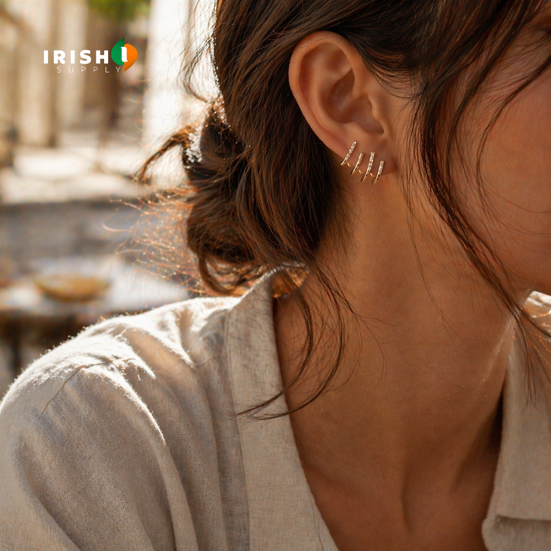 LUXELOOP Solo Earrings for Timeless Brilliance