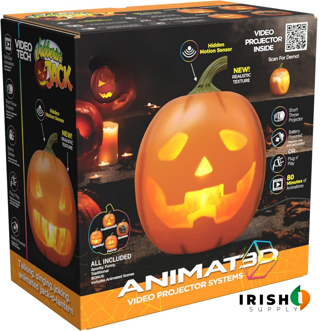 JAXX Interactive Animated Pumpkin Toy