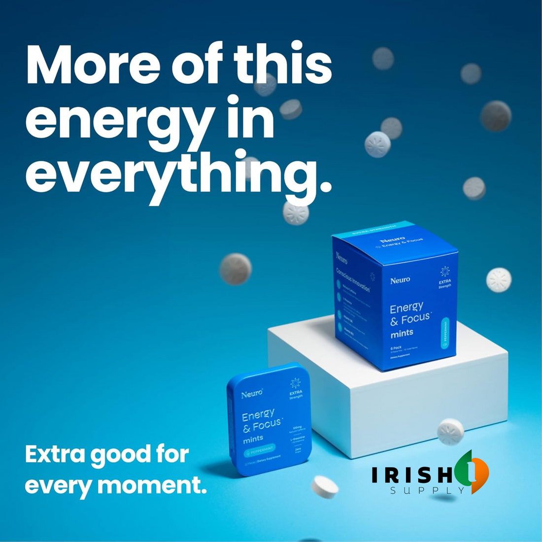 Nuro Gum | Sugar-Free Brain Boost Gum (54 pcs)