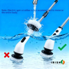 ORICLEAN Adjustable Multi-Surface Spin Shower Scrubber