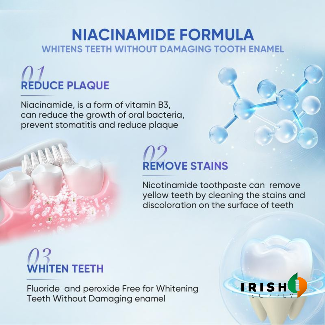 PEARLBRIGHT Niacinamide Whitening Toothpaste 100g
