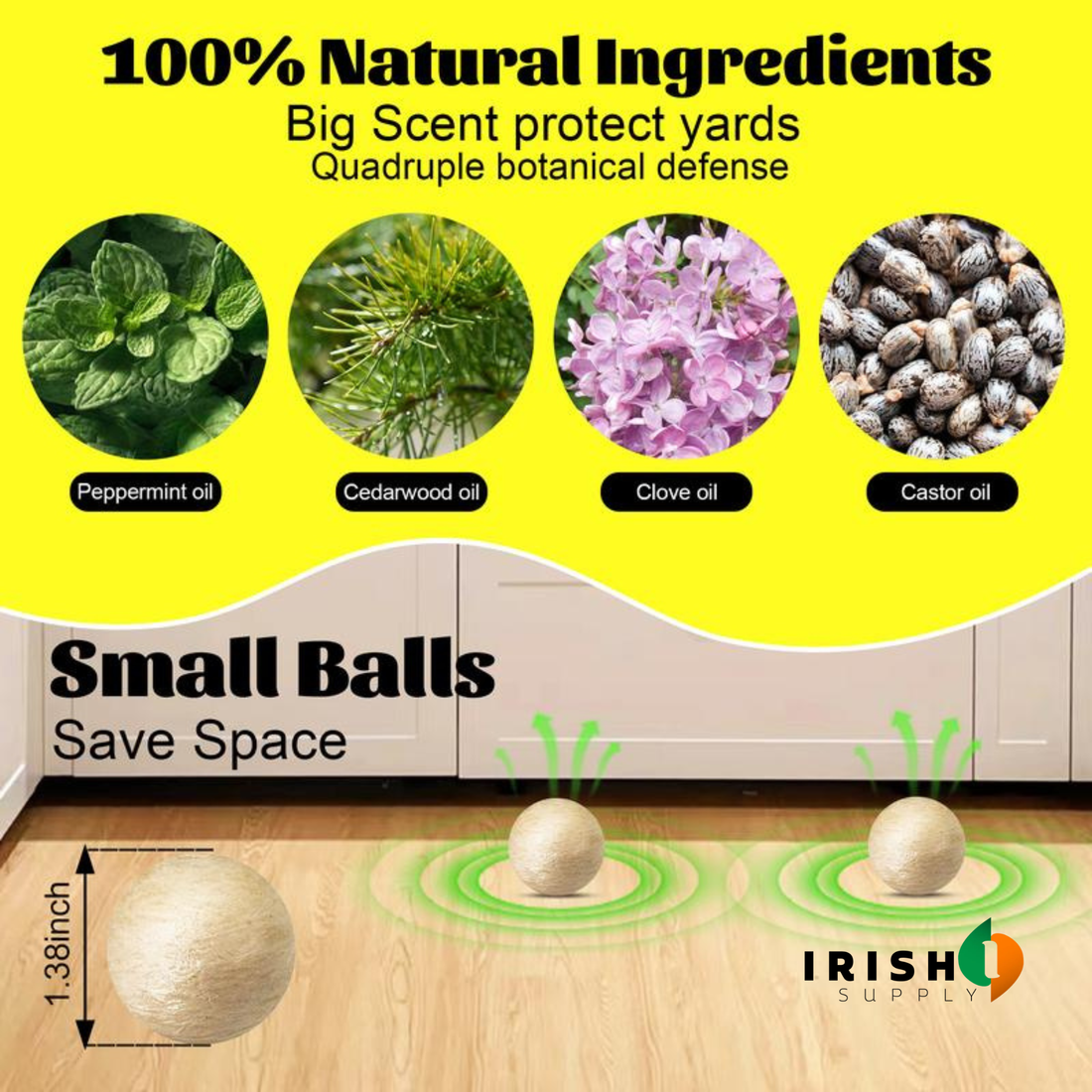 PESTGUARD Rodent Repellent Balls (4 Pieces)