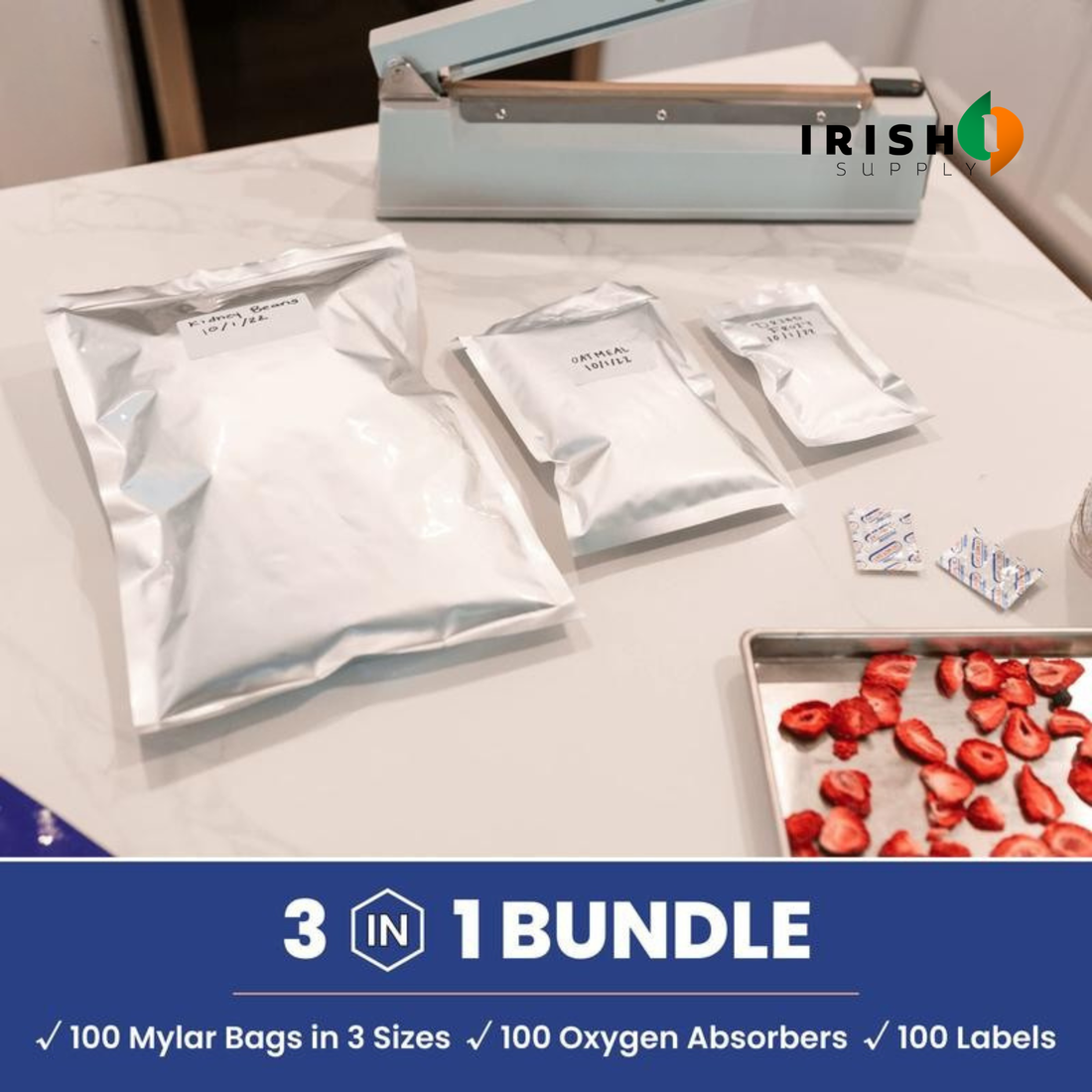 PRESERVA Airtight Oxygen-Free Food Storage Bags
