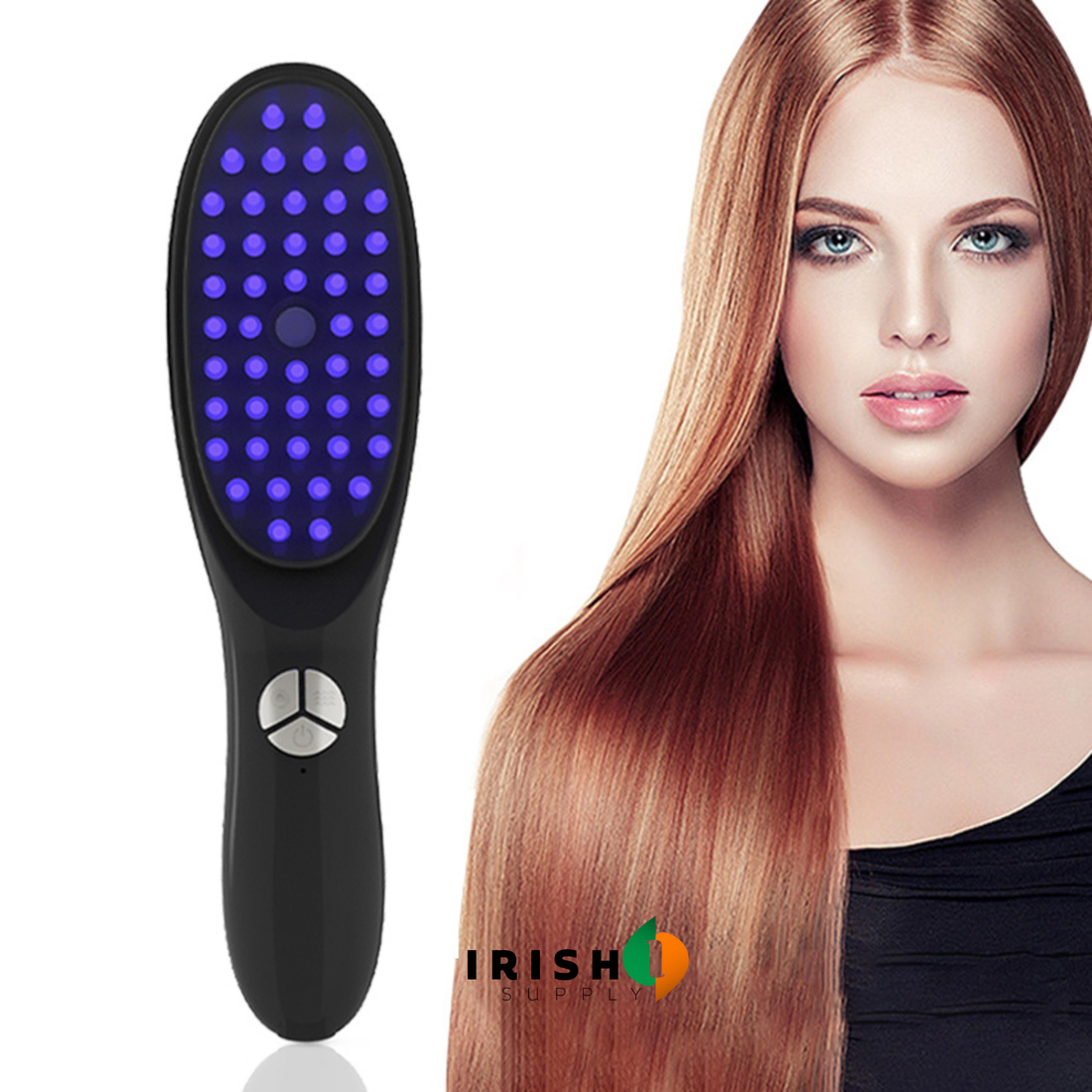 REVIGLOW Massage & Light Therapy Hair Brush