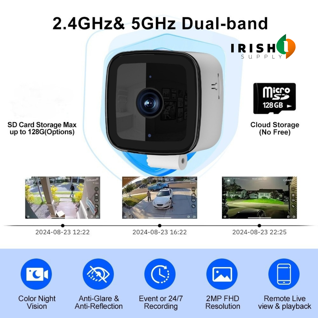 SAFESIGHT Smart AI Window Security Camera