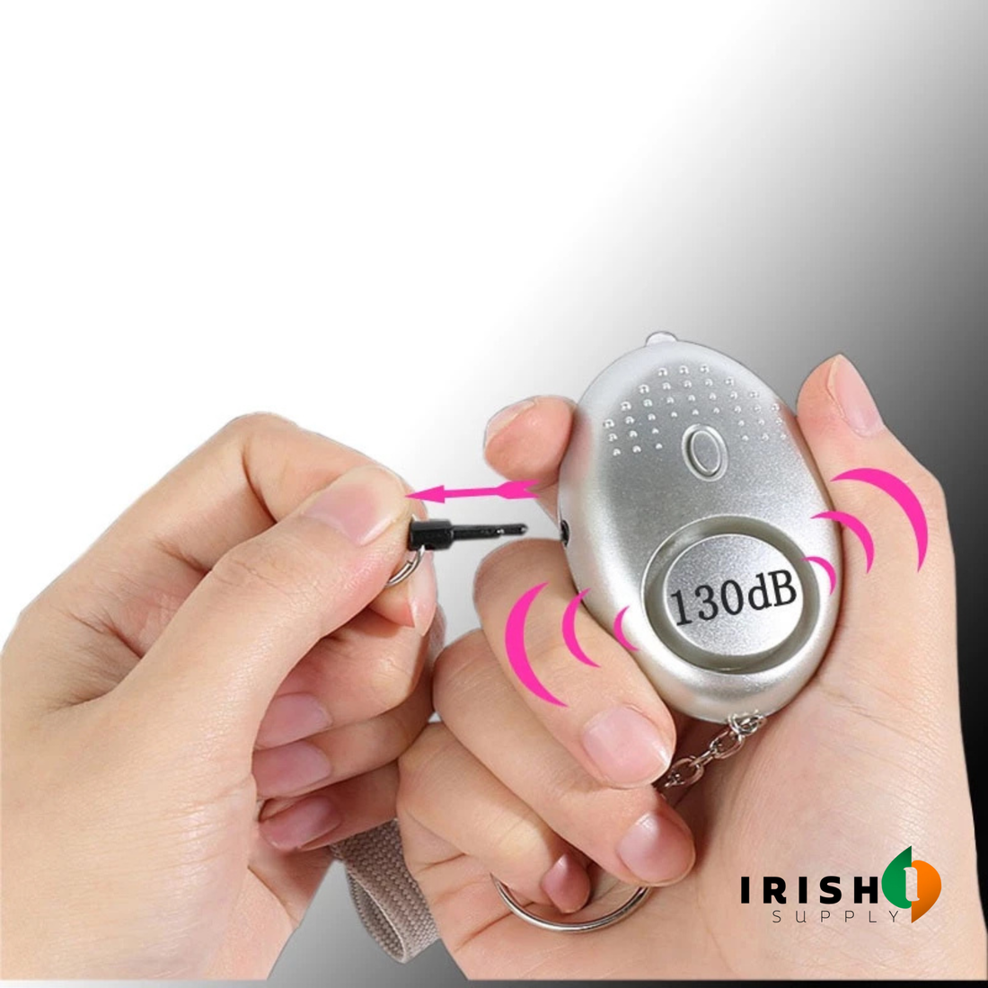 SAFESIREN Ultra-Loud Women’s Self-Defense Alarm Keychain